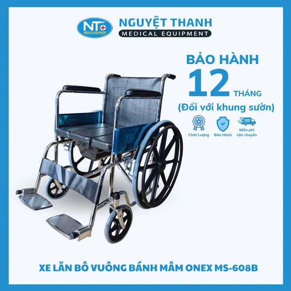 Xe Lăn Bô Vuông, Bánh Mâm One-X MS-608B