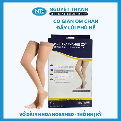 Vớ Dài Y Khoa Novamed Thổ Nhị Kỳ - 1 Cặp/ Hộp