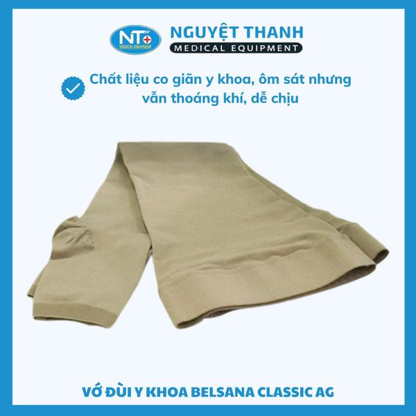 Vớ đùi y khoa Belsana Classic AG - Đức. Đơn Vị: 1 Đôi/ Hộp
