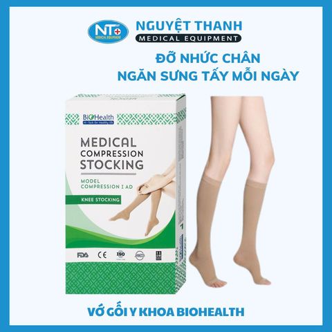 Vớ Gối Y Khoa Biohealth - Đơn Vị: 1 Đôi/ Hộp
