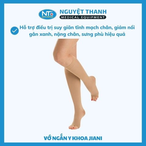 Vớ Ngắn Y Khoa Jiani Ý - Đơn Vị: 1 Đôi/ Hộp