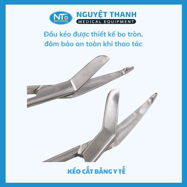 Kéo Cắt Băng 14cm, 18cm Thép Không Gỉ - Pakistan