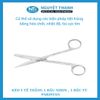 Kéo Y Tế Thẳng 1 Đầu Nhọn, 1 Đầu Tù - PAKISTAN (14,16,18,20cm)