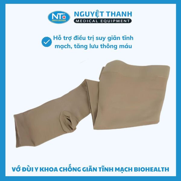 Vớ Đùi Y Khoa Biohealth Compression I AG - Hổ Trợ Suy Giãn Tĩnh Mạch - 1 Đôi/ Hộp