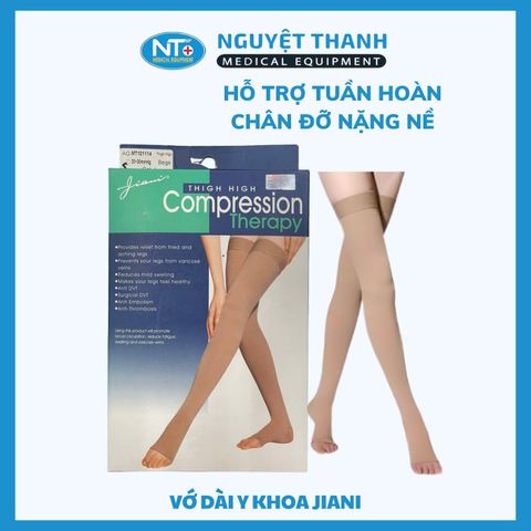 Vớ Dài Y Khoa Jiani Ý - Hỗ Trợ Điều Trị Suy Giãn Tĩnh Mạch