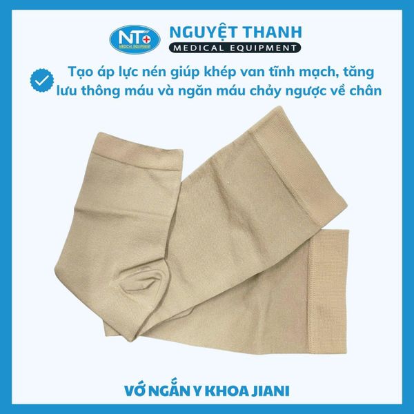 Vớ Ngắn Y Khoa Jiani Ý - Đơn Vị: 1 Đôi/ Hộp