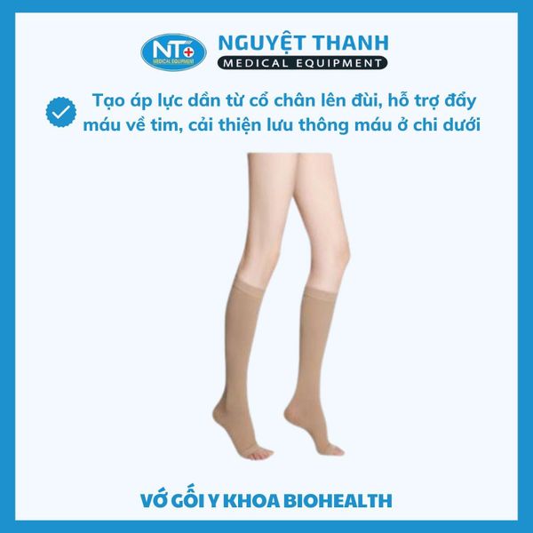 Vớ Gối Y Khoa Biohealth - Đơn Vị: 1 Đôi/ Hộp
