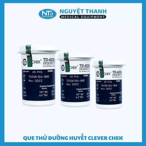 Que Thử Đường Huyết Clever Chek TD-4230 Chính Hãng, Giá Tốt