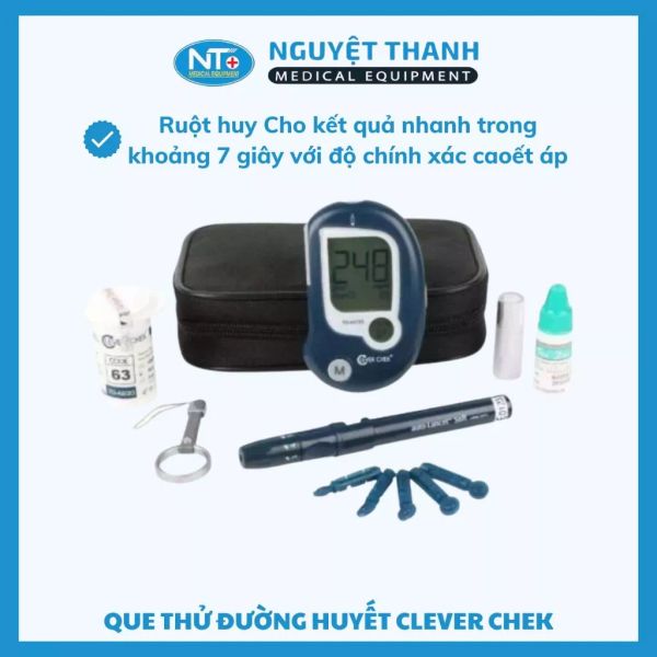 Que Thử Đường Huyết Clever Chek TD-4230 Chính Hãng, Giá Tốt