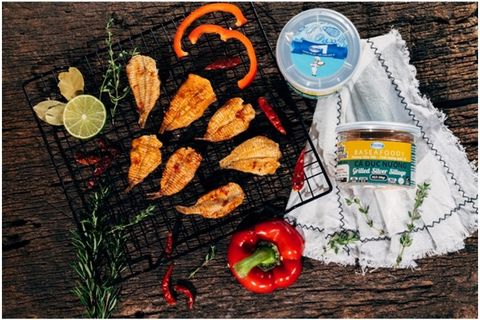 Cá đục nướng cán