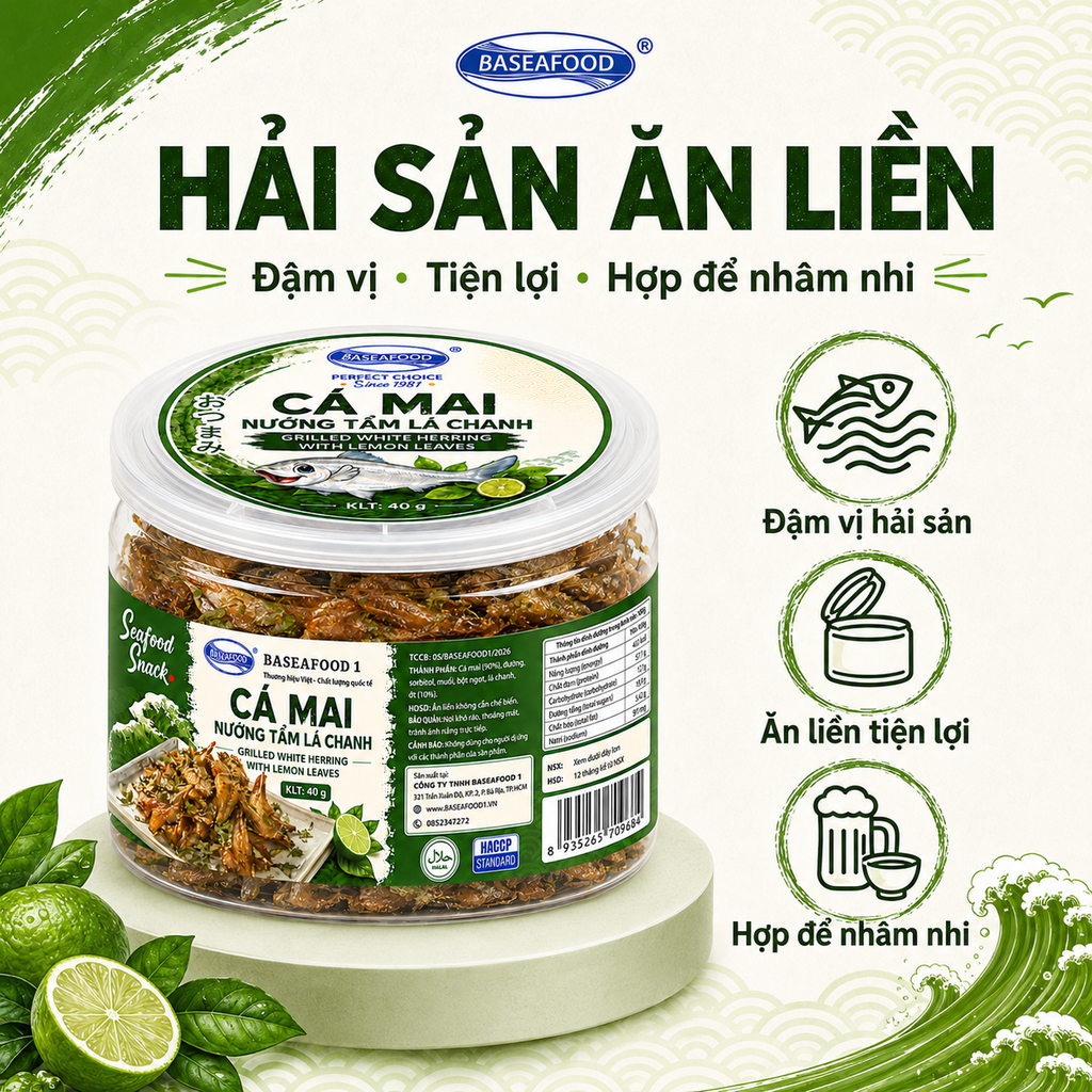 Cá Mai Tẩm Lá Chanh