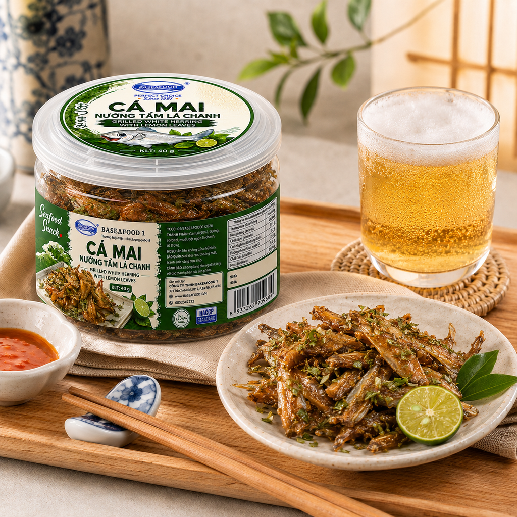 Cá Mai Tẩm Lá Chanh