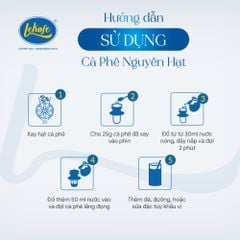 Cà phê Lekofe Bình Minh nguyên hạt 1000g