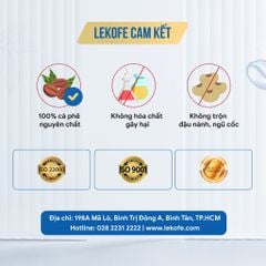 Cà phê Lekofe Bình Minh rang xay 250g