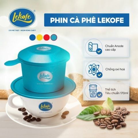  Phin nhôm nhỏ pha cà phê Lekofe ( 4 Màu )