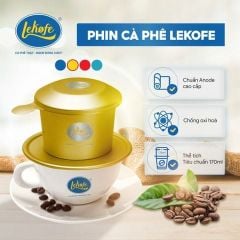 Phin nhôm nhỏ pha cà phê Lekofe ( 4 Màu )