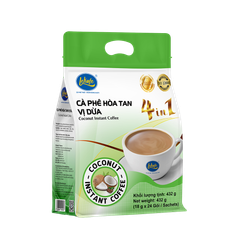 Cà phê Lekofe Hòa Tan vị dừa 4in1 Túi 24 gói