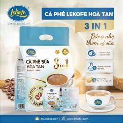 Cà phê Lekofe Hòa Tan 3in1 Túi 24 gói