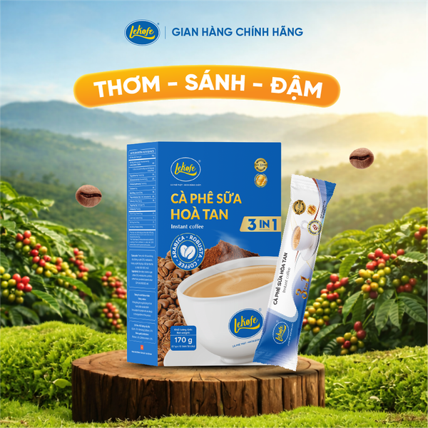  Cà phê Lekofe Hòa Tan 3in1 Hộp 10 gói