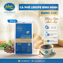 Cà phê Lekofe Bình Minh rang xay 500g