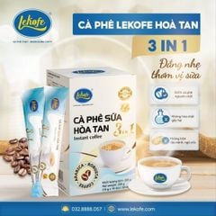 Cà phê Lekofe Hòa Tan 3in1 Hộp 16 gói