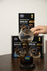 Cà Phê Hòa Tan Đen Đá 2in1 Hộp 160g ( New 10 gói x 17g) - tặng 2 gói