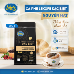 Cà phê Lekofe Đặc Biệt nguyên hạt 500g