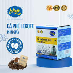 Cà phê Lekofe phin giấy hộp 10 gói ( 140g )