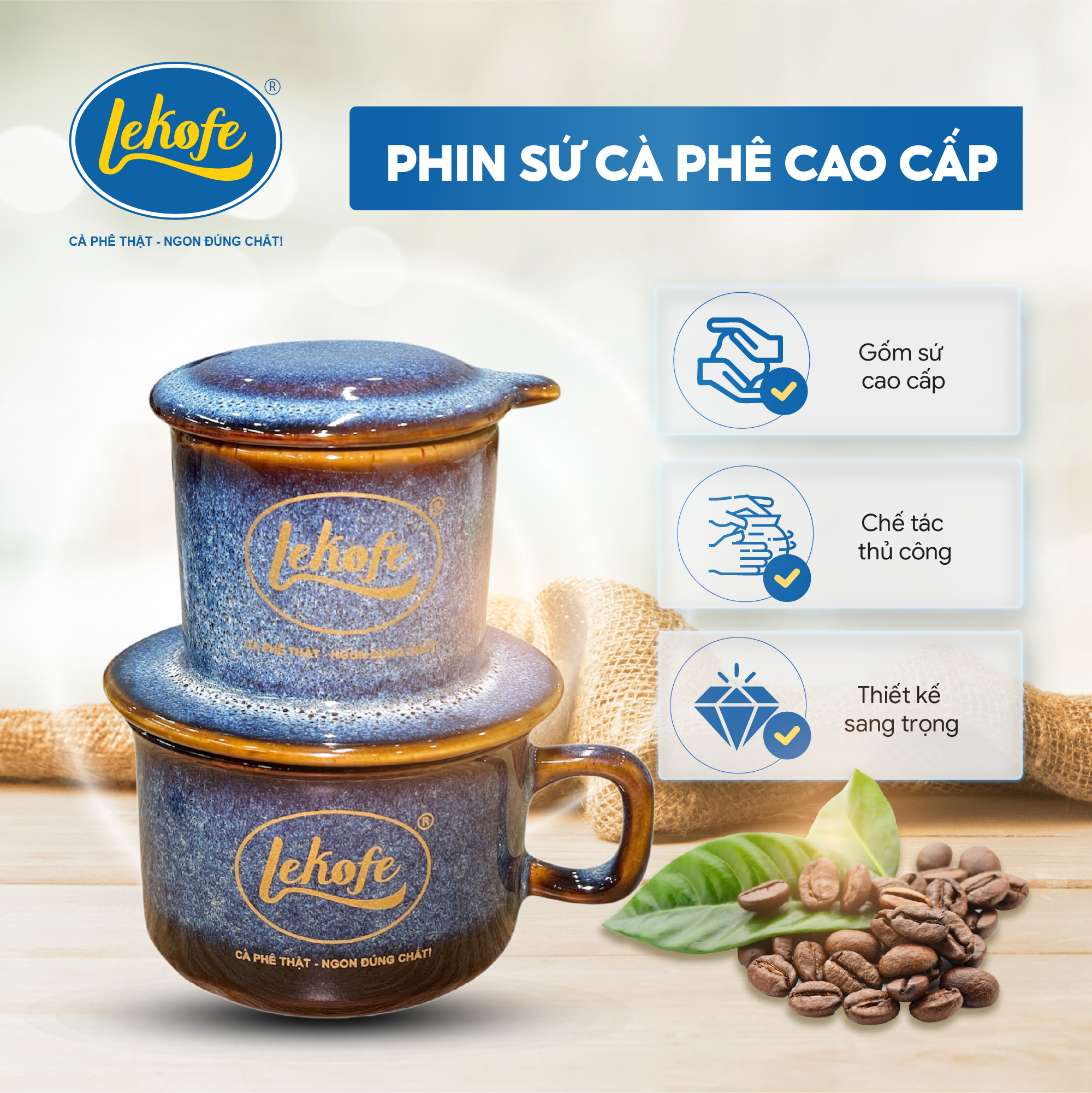  Bộ Phin sứ Cà Phê 