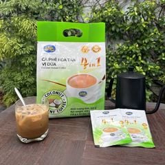 Cà phê Lekofe Hòa Tan vị dừa 4in1 Túi 24 gói