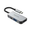  Hub Philips SWV6113G 3 in 1 USB-C to HDMI, USB, PD 