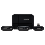  Bộ micro không dây cài áo Philips DLM9002C kết nối cổng USB-C (1 Receiver + 2 Mic) 