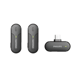  Bộ micro không dây cài áo Philips DLM9002C kết nối cổng USB-C (1 Receiver + 2 Mic) 
