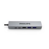  Hub Philips SWV6116G 6 in 1 USB C to HDMI+USB*2+PD+RJ45 
