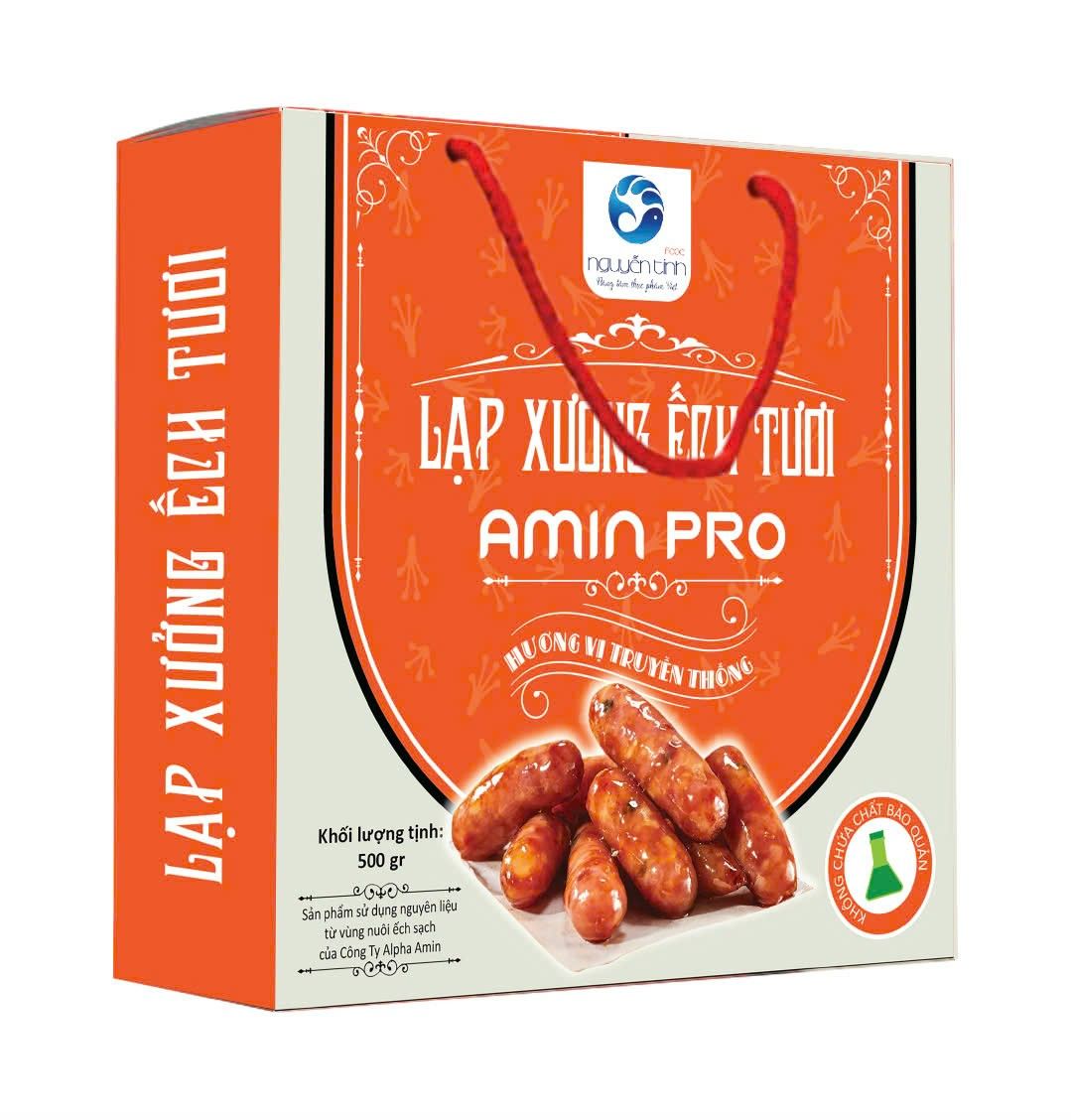  Lạp xưởng ếch tươi Amin Pro 
