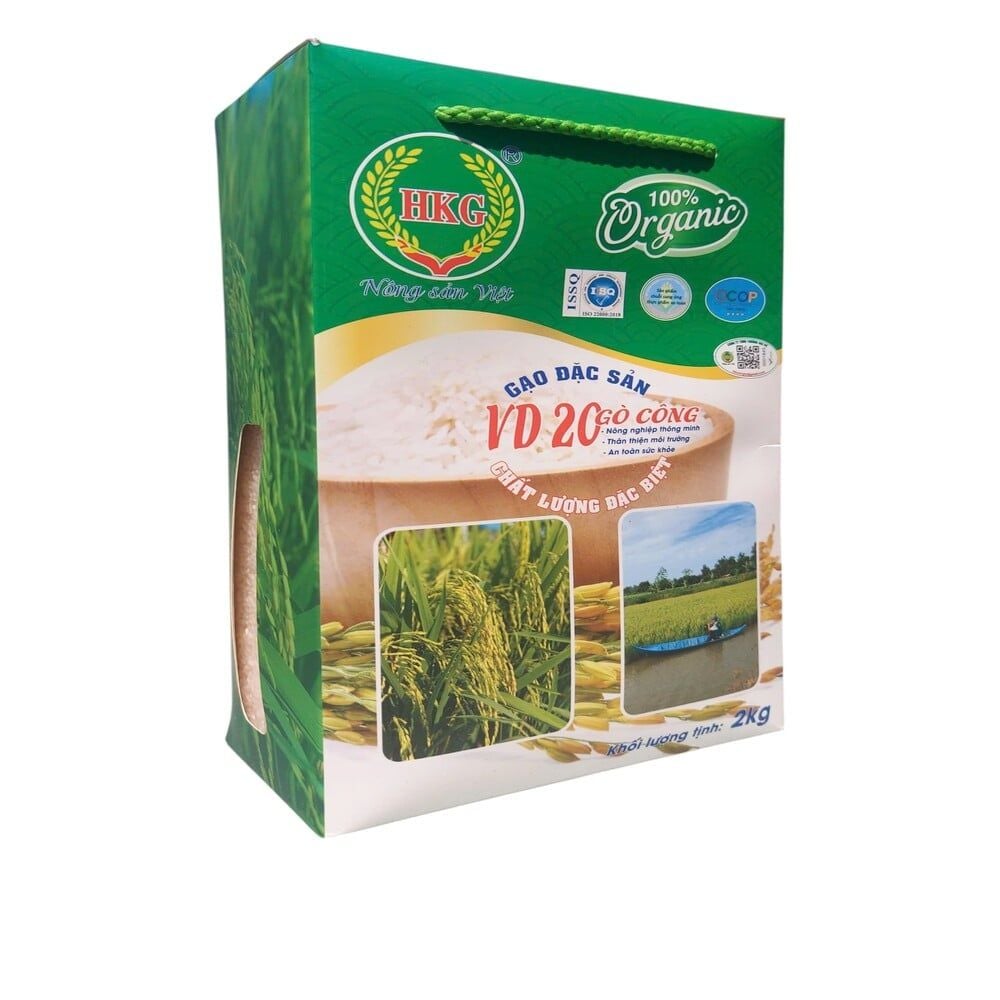  Gạo đặc sản VD20 Gò Công 