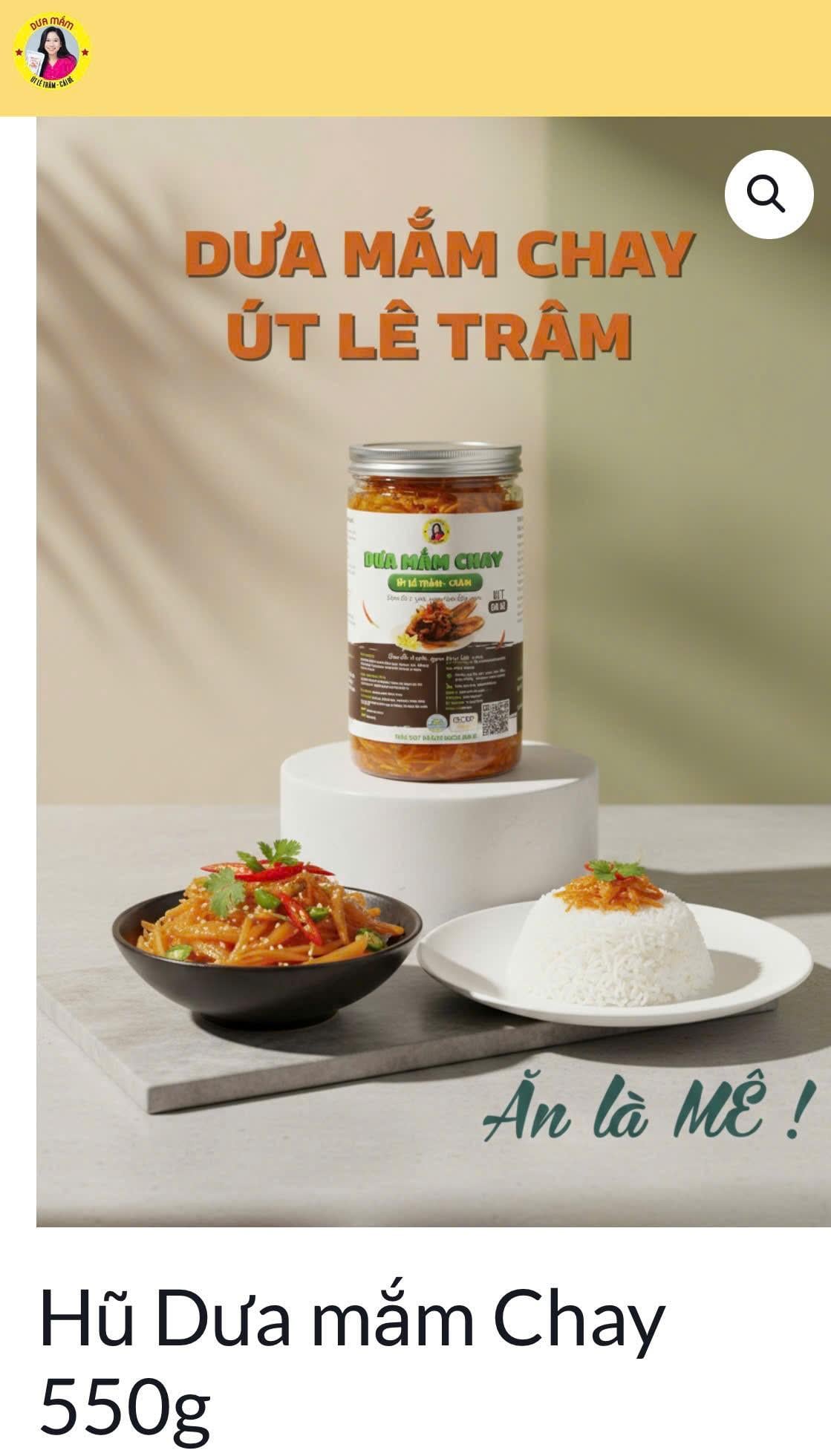 Dưa mắm chay