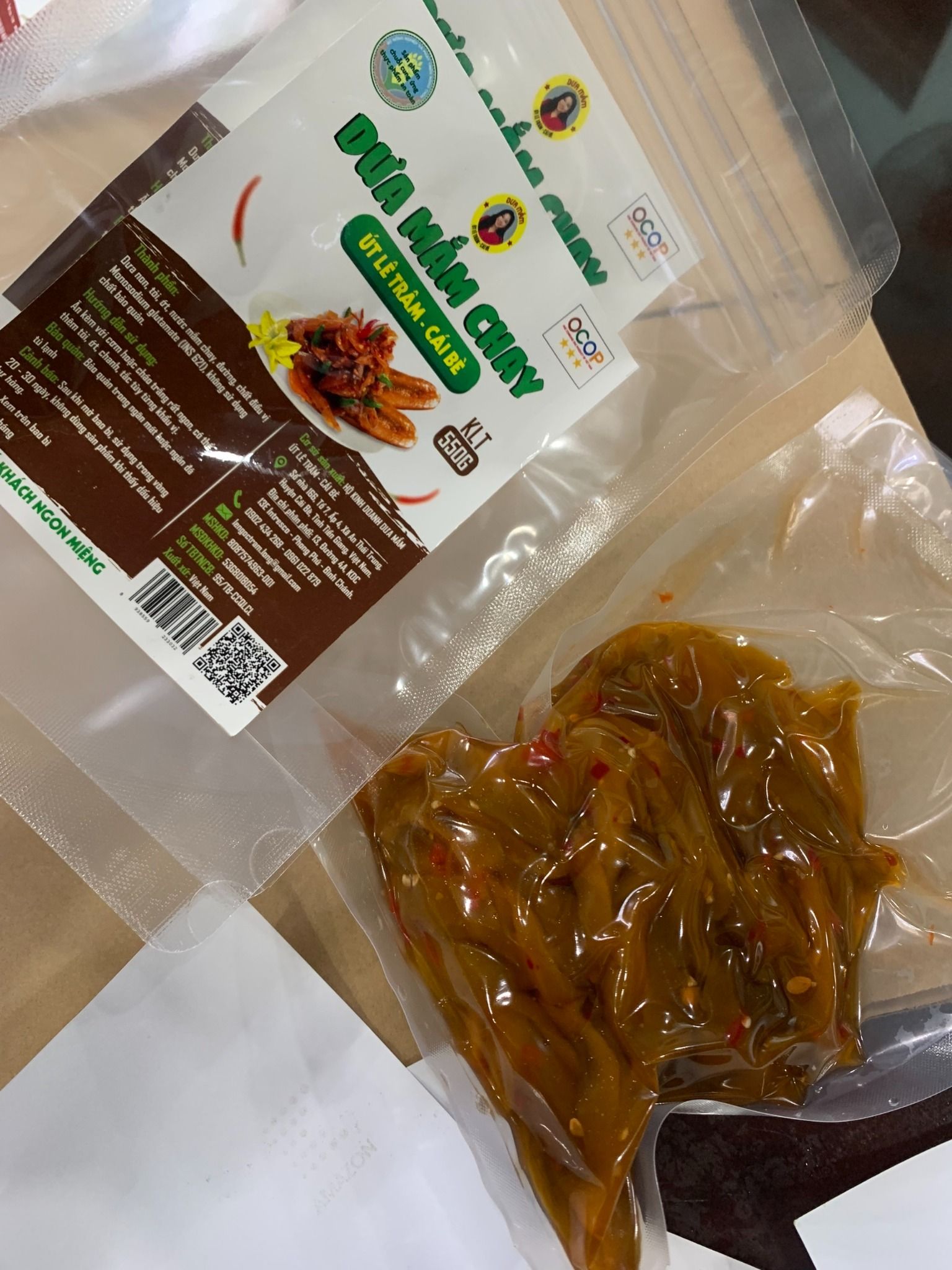  Dưa mắm chay 