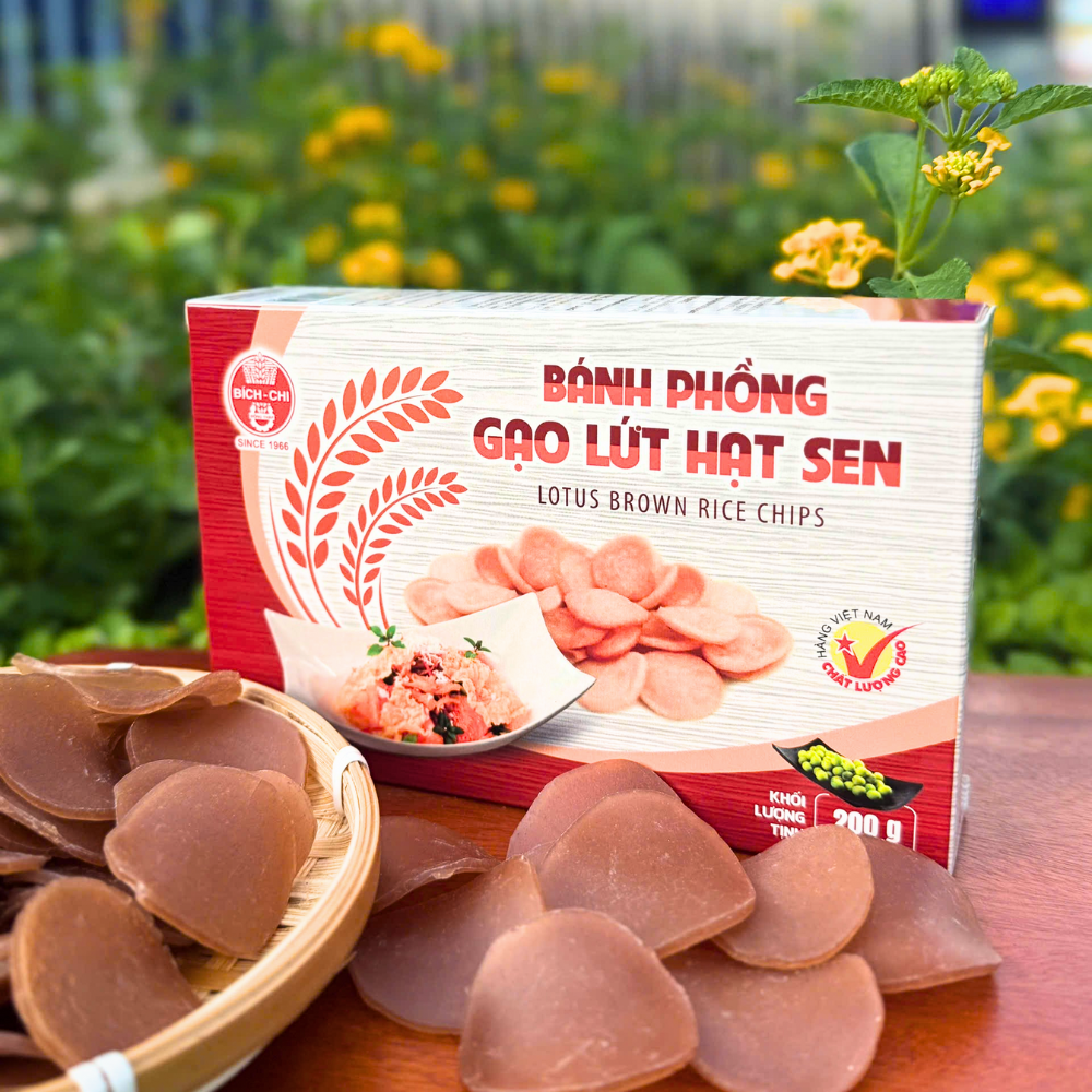  Bánh phồng Gạo lứt hạt sen 