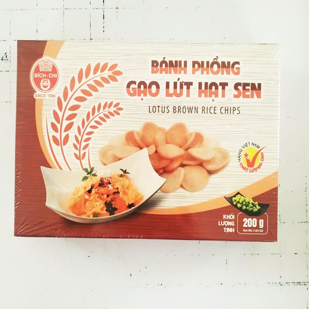  Bánh phồng Gạo lứt hạt sen 