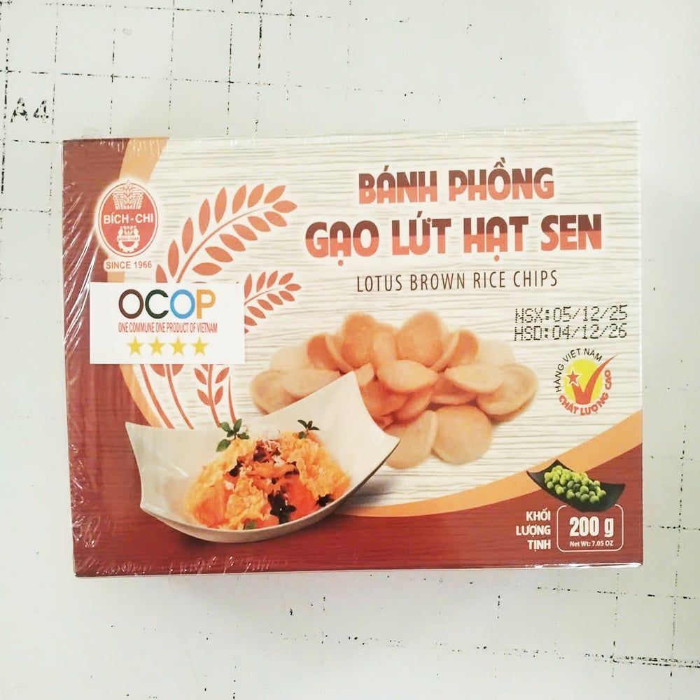  Bánh phồng Gạo lứt hạt sen 