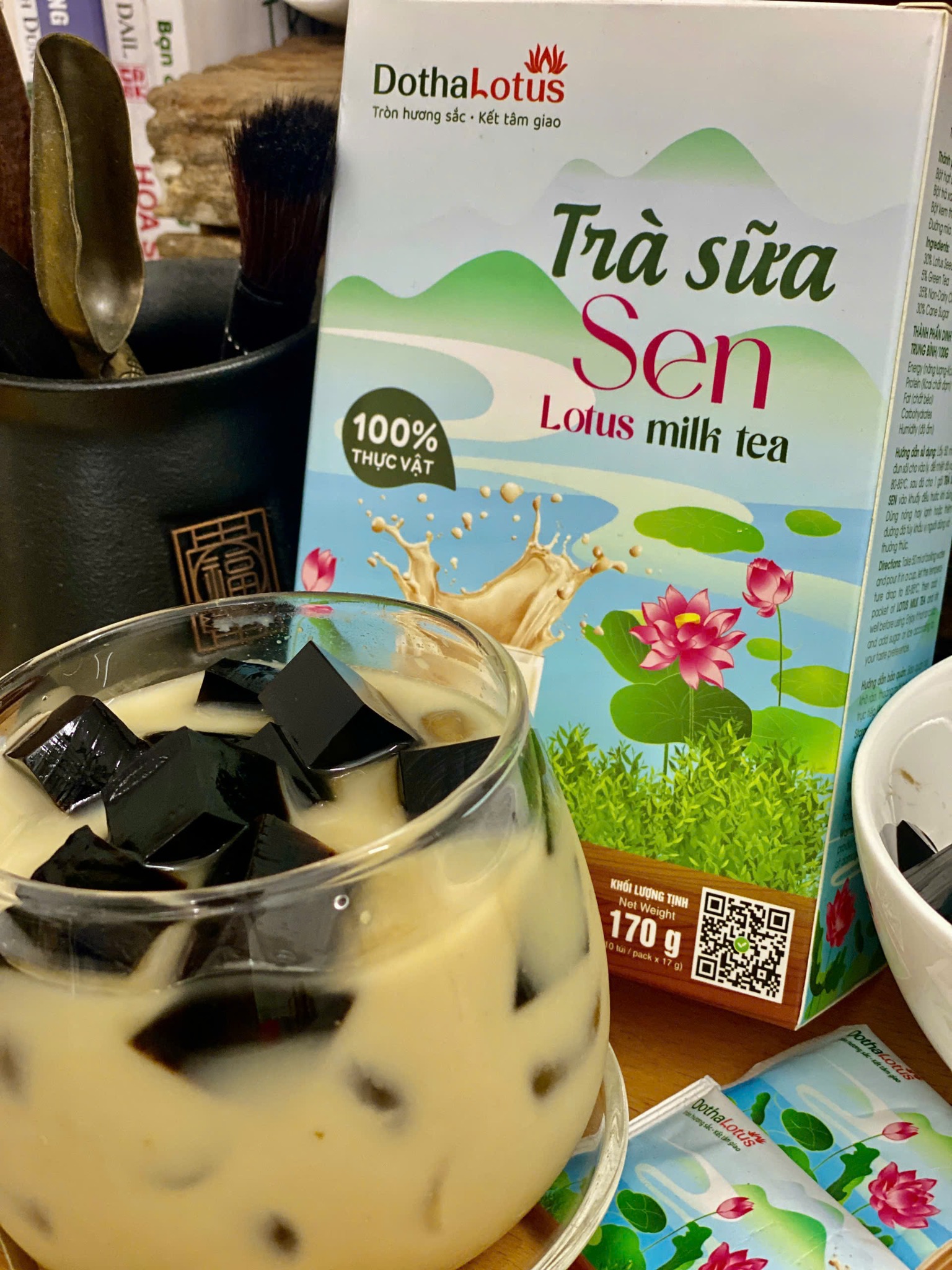 Trà sữa sen (Sản phẩm đang tham gia đánh giá 2025)