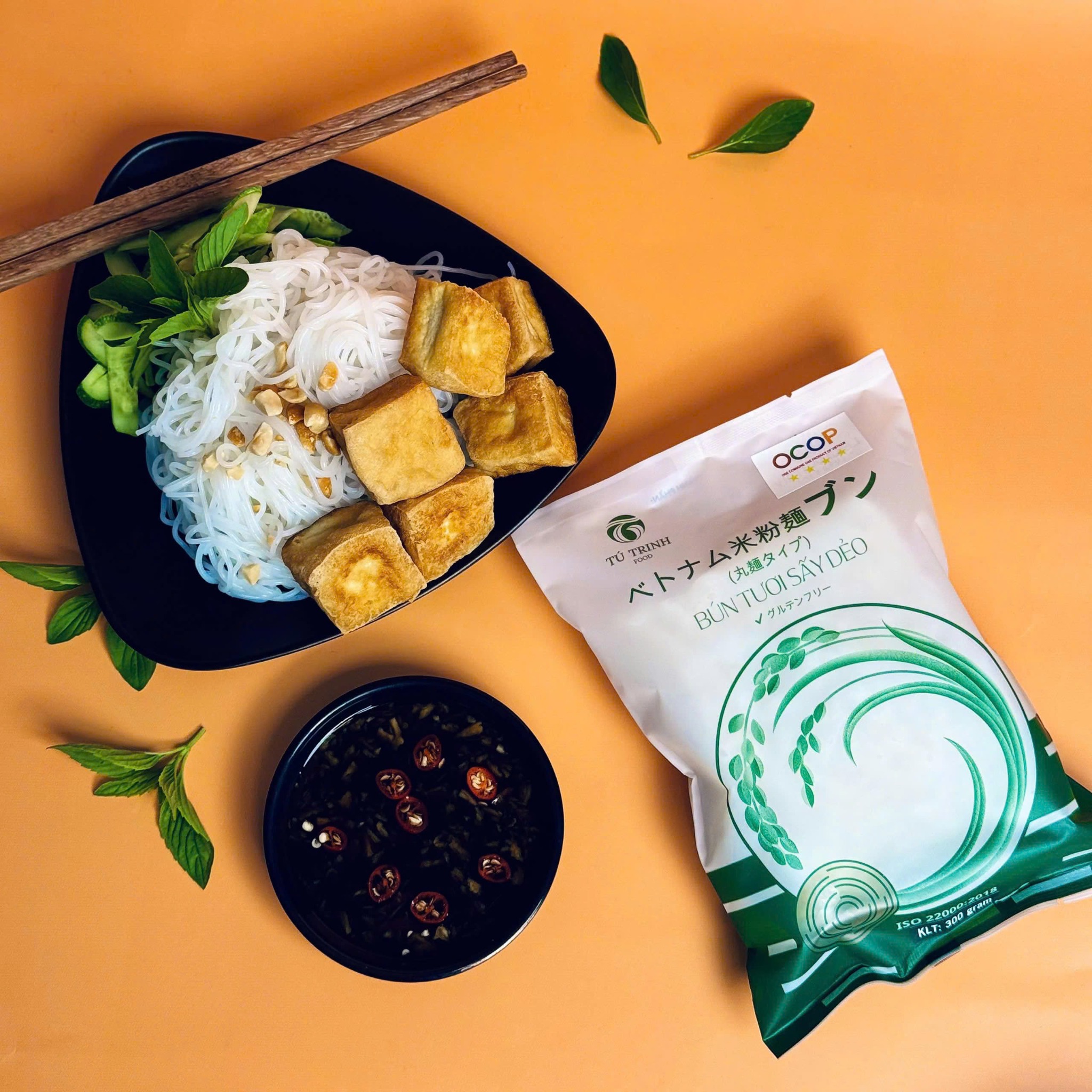 Bún tươi sấy dẻo