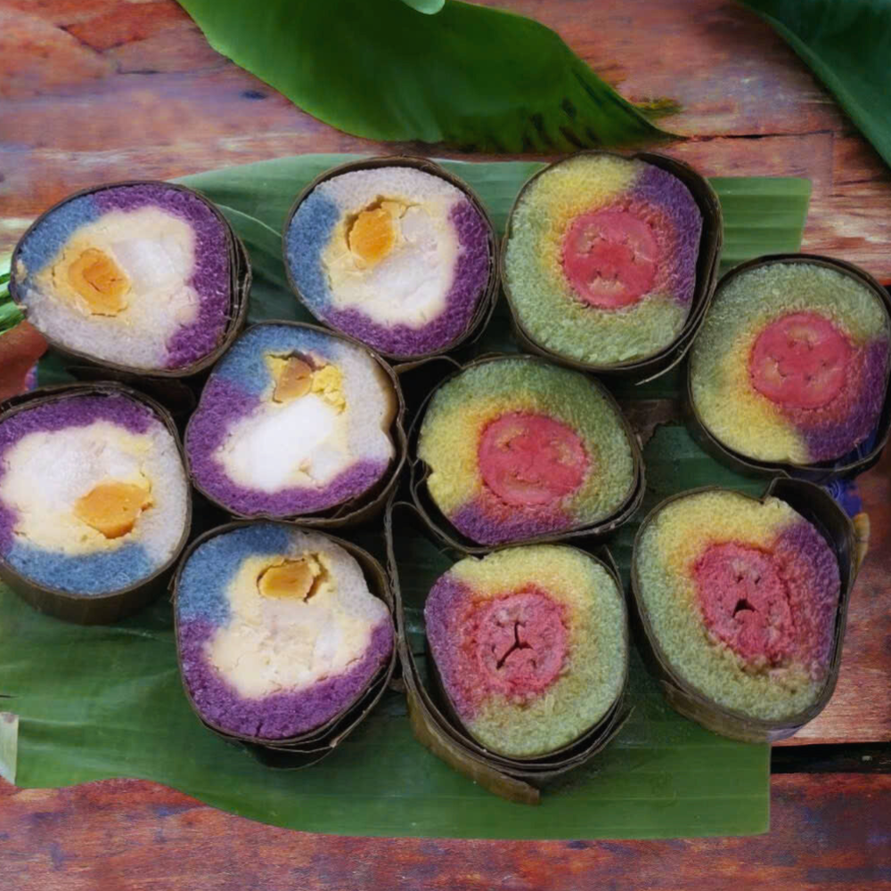 Bánh tét nhân chuối Lệ Quyên