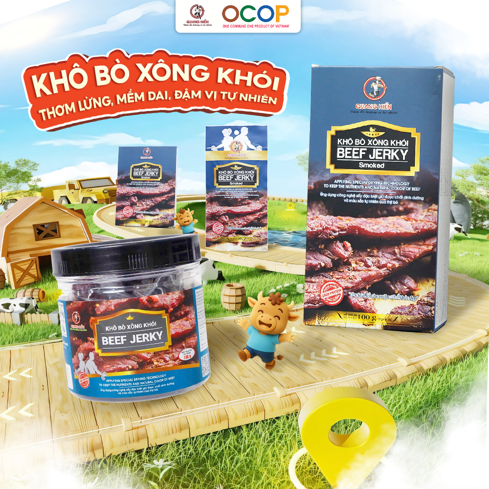  Khô bò xông khói 