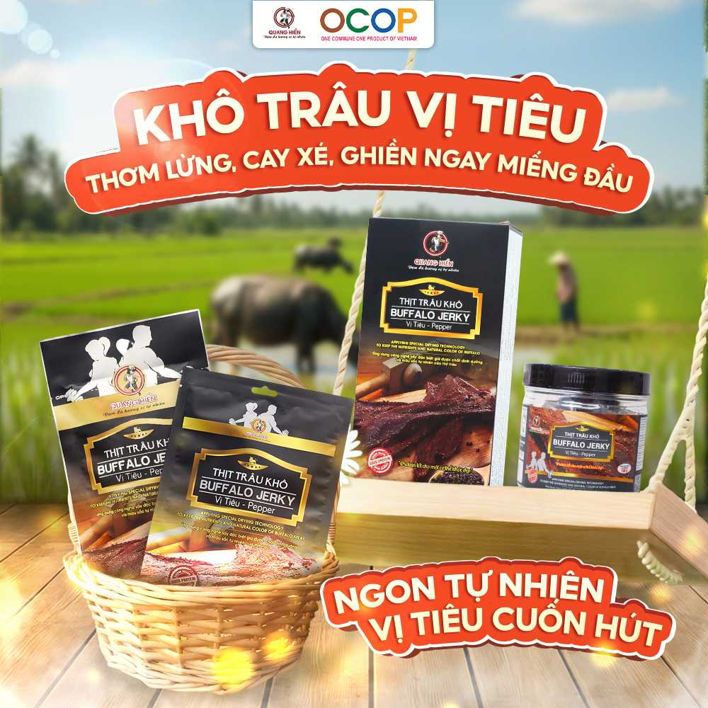  Khô trâu vị tiêu 