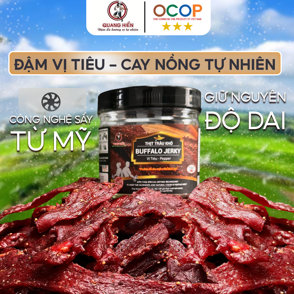  Khô trâu vị tiêu 