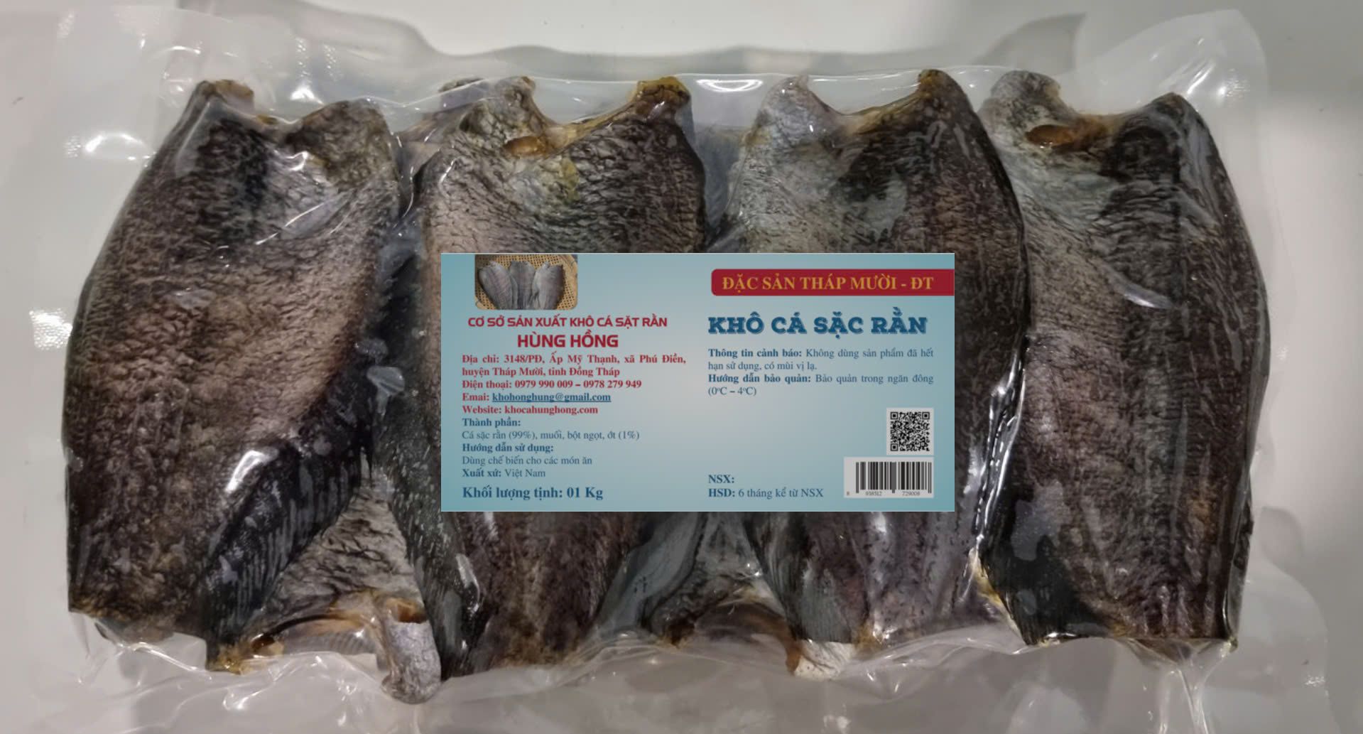  Khô cá sặc rằn 