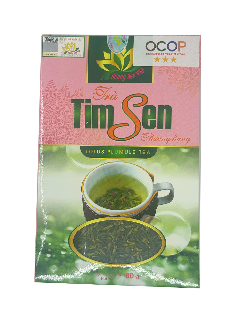 Trà tim sen thượng hạng 80g