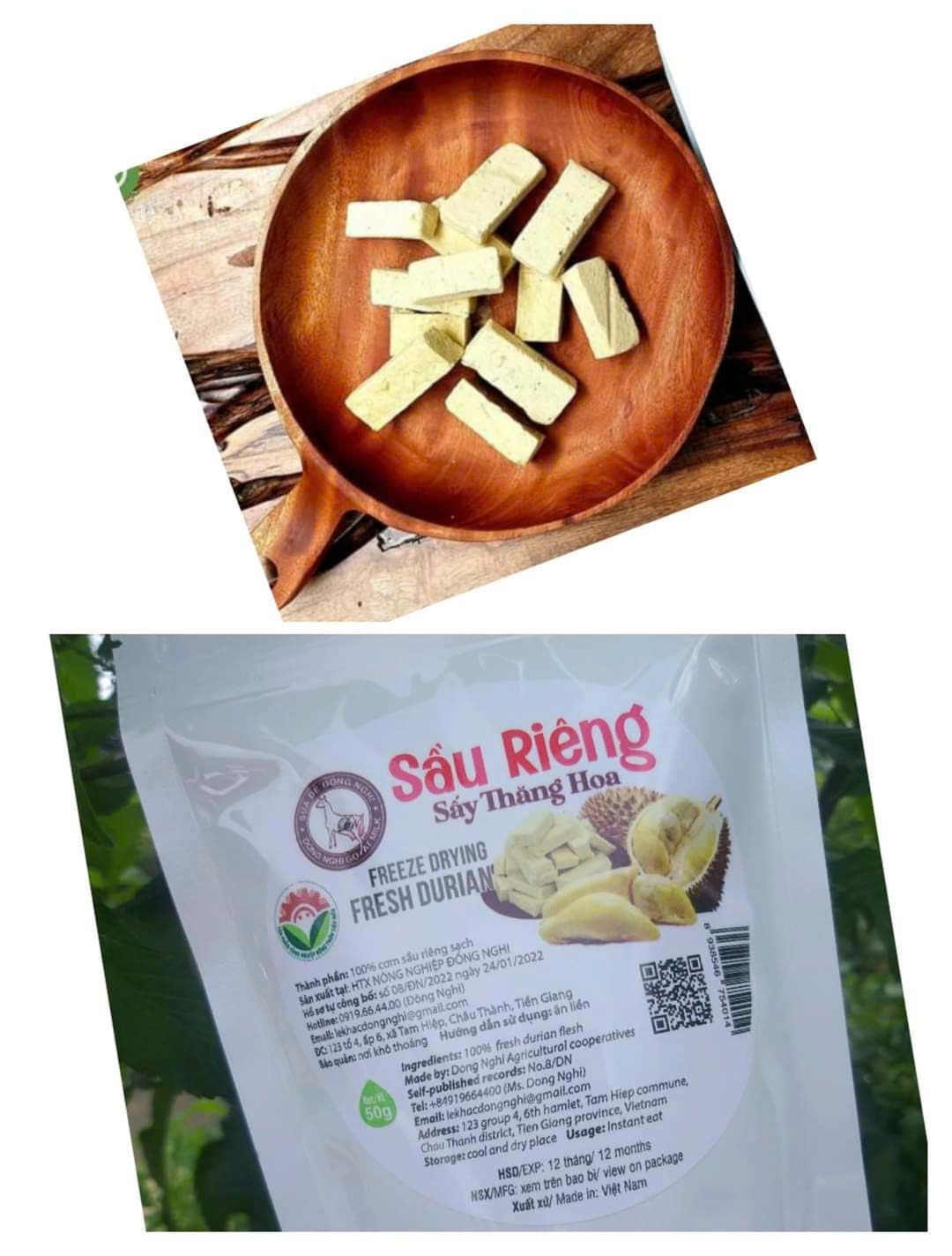  Sầu riêng sấy thăng hoa 